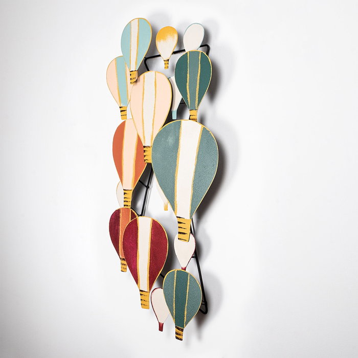 Wallity Kapadokya Accesorio Decorativo de Pared de Metal Multicolor
